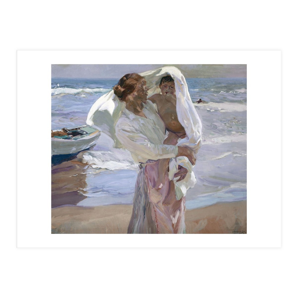 'Just Out of the Sea', 1915, Oil on canvas, 130 x 155 cm. (Print Only)