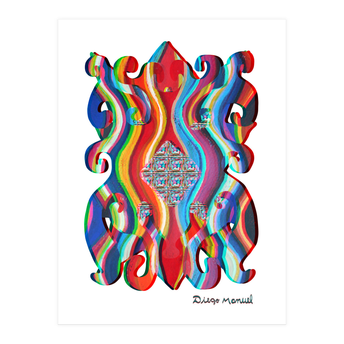 Pop Abstract Asimetrico 40 Copia (Print Only)