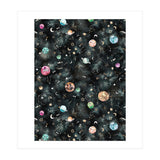 Galaxy Astrology Astronomy Constellations Gold (Print Only) thumbnail