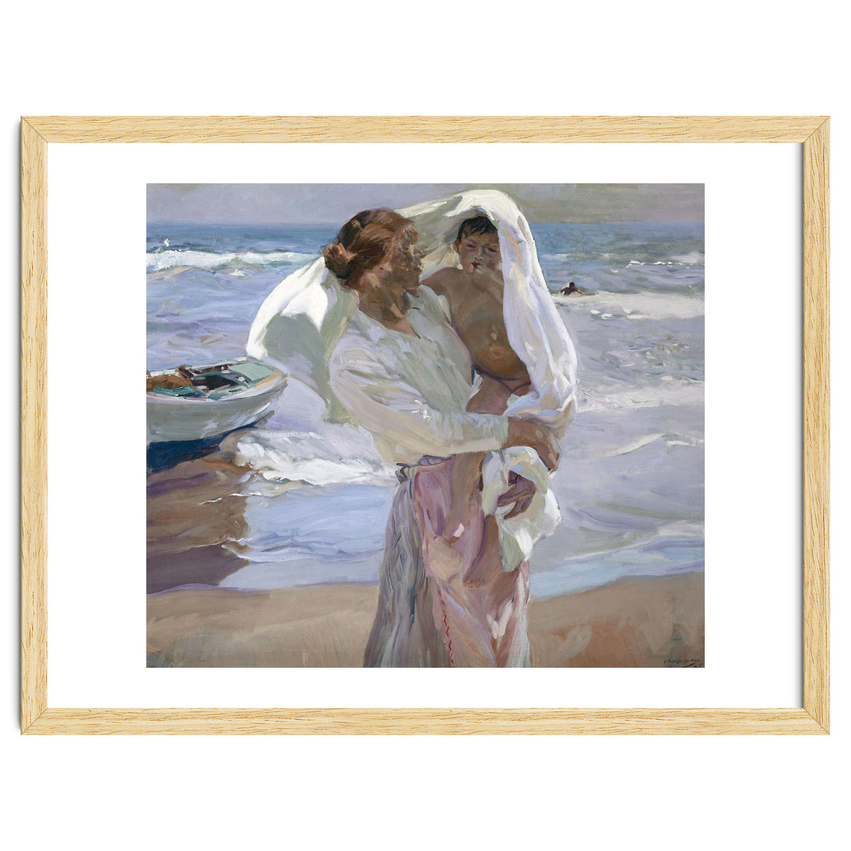 'Just Out of the Sea', 1915, Oil on canvas, 130 x 155 cm.