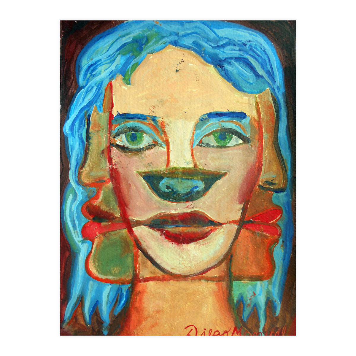 Cabeza De Mujer 19 (Print Only)