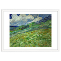 VINCENT VAN GOGH: Landscape from Saint-Rémy. Date/Period: 1889. Painting. Oil on canvas.