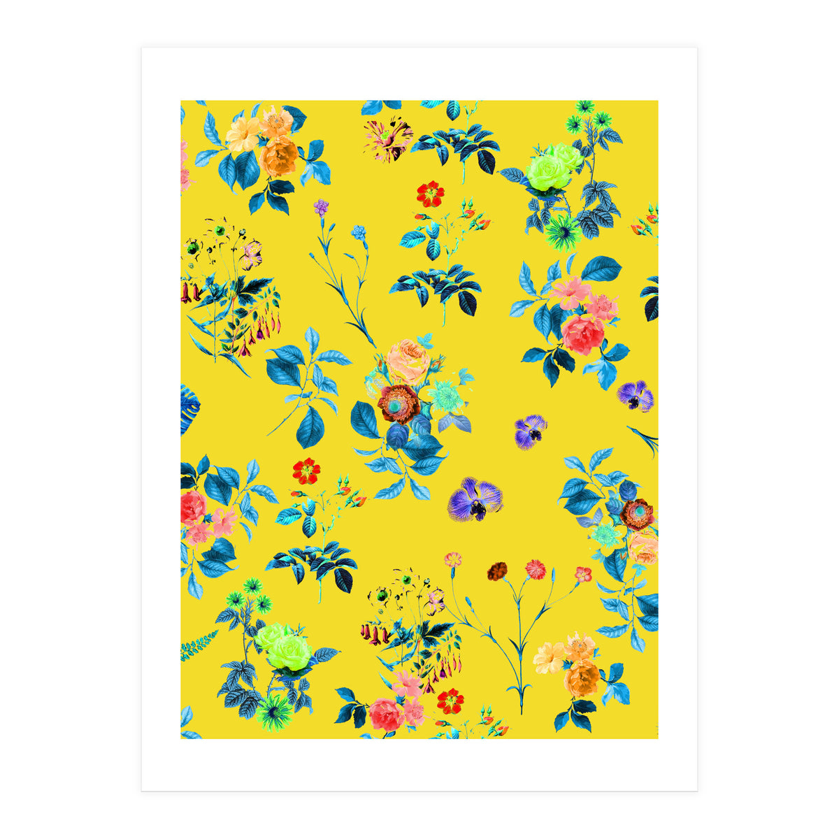 Floral Shower || #society6 #decor #buyart (Print Only)