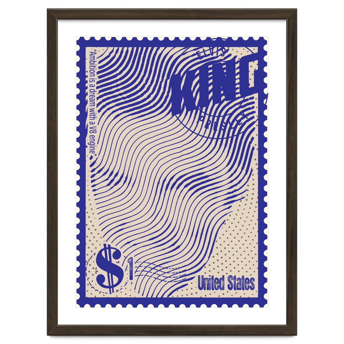 Elvis Presley Stamps Art