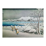 SNOW LANDSCAPE - JAPANESE ENGRAVING - 19TH CENTURY. (Print Only) thumbnail