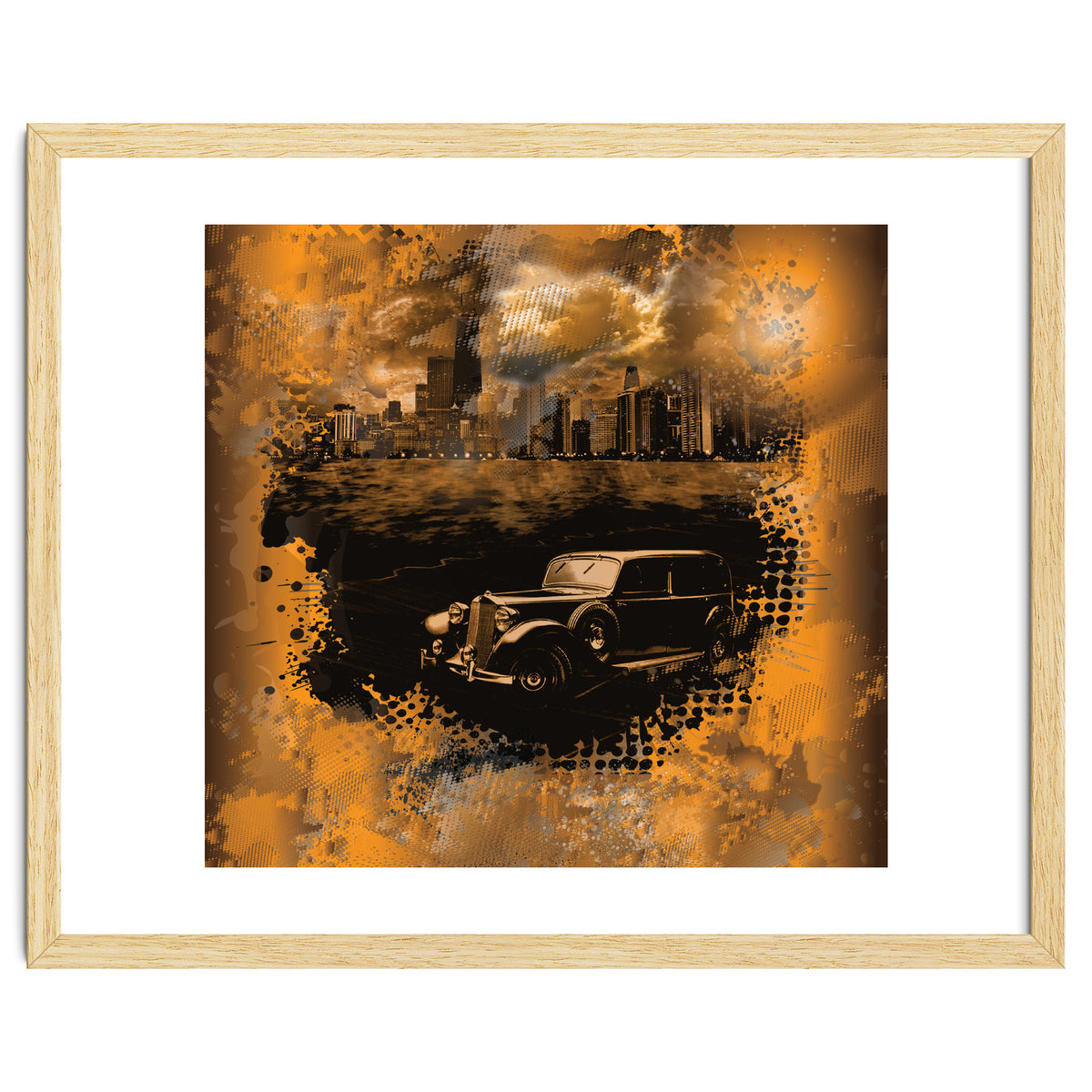 Chicago Waterfront Monochrome