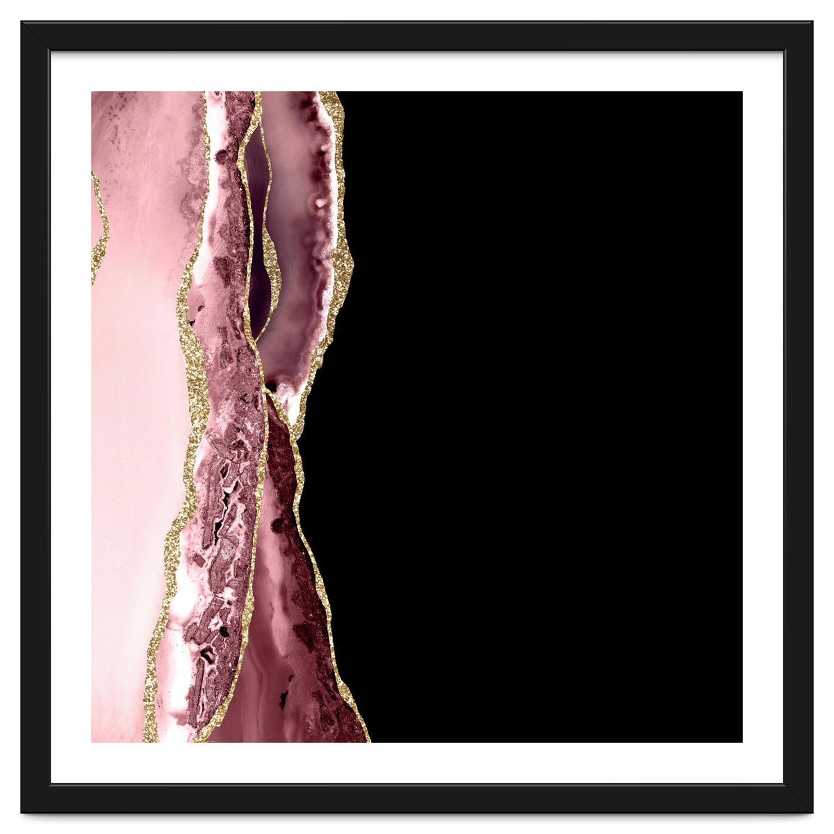 Blush & Gold Agate Texture 04