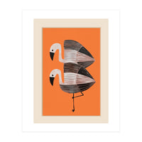 Tangerine Flamingos (Print Only)