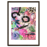 Crazy Town Multimedia Abstract Art Print Large Wall Art Poster Viddy Pop Mood Room thumbnail