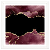 Burgundy & Gold Glitter Agate Texture 04 thumbnail