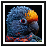 Close Up Vibrant Parrot Eye thumbnail