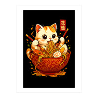 Ramen Cute Cat (Print Only)