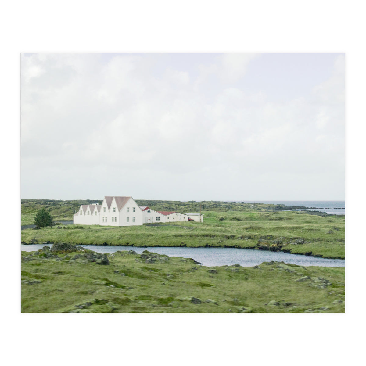 House in the green field - Iceland (Print Only)