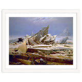 'The Sea of Ice', c. 1823-1824,  Oil on canvas, 96.7 x 126.9 cm. thumbnail