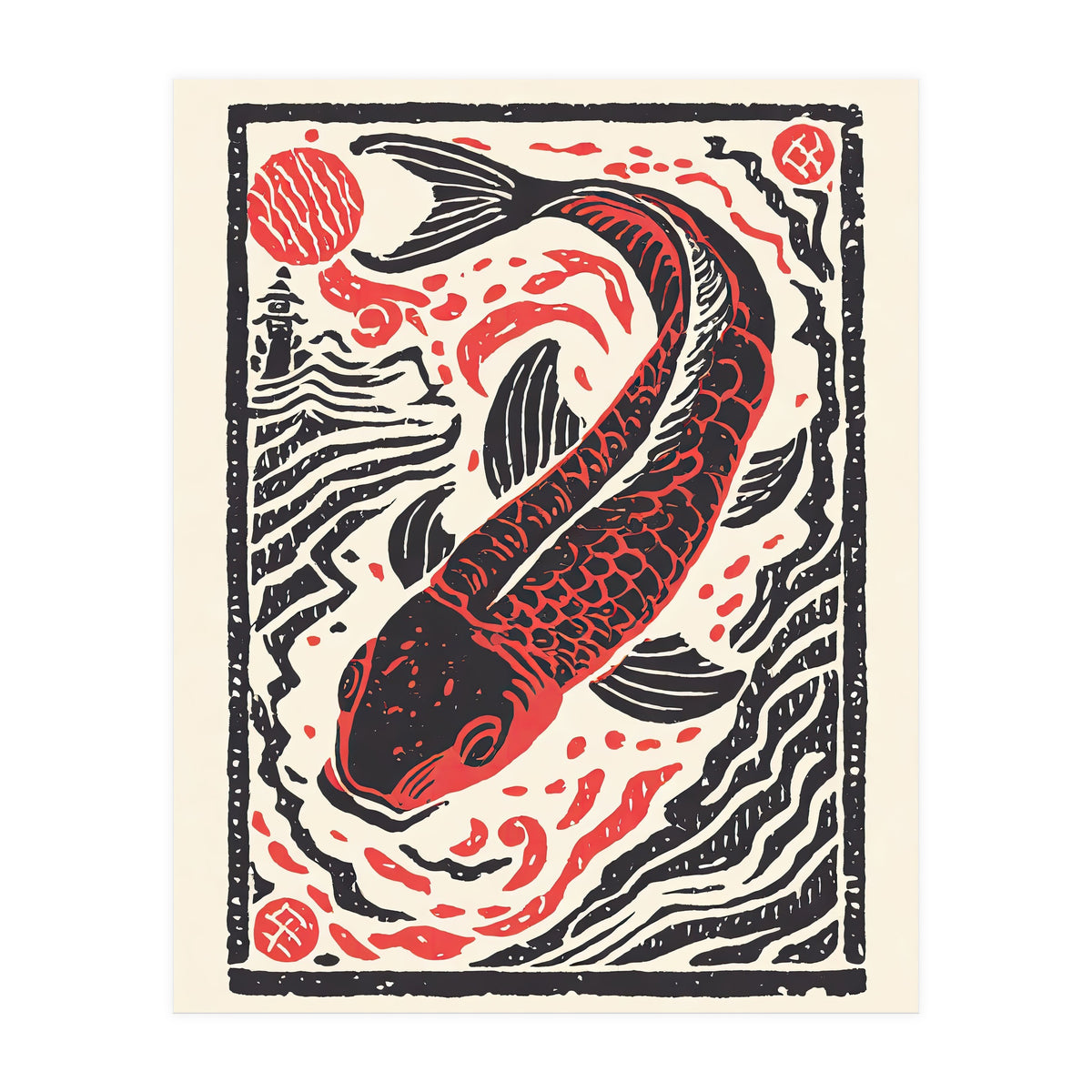 Koi Carp (Print Only)
