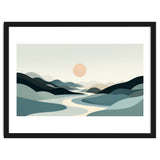 Serene Horizon: Minimalist Organic Landscape thumbnail