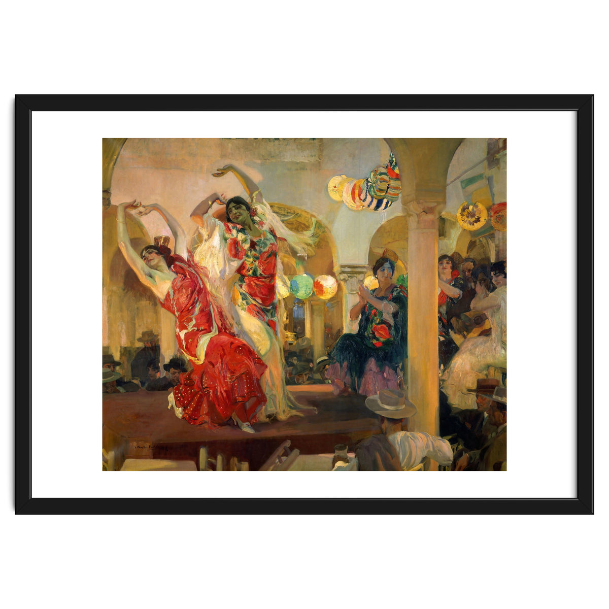 Spanish school. Joaquin Sorolla (1863-1923). Spanish school. Women dancing flamenco at the café N...