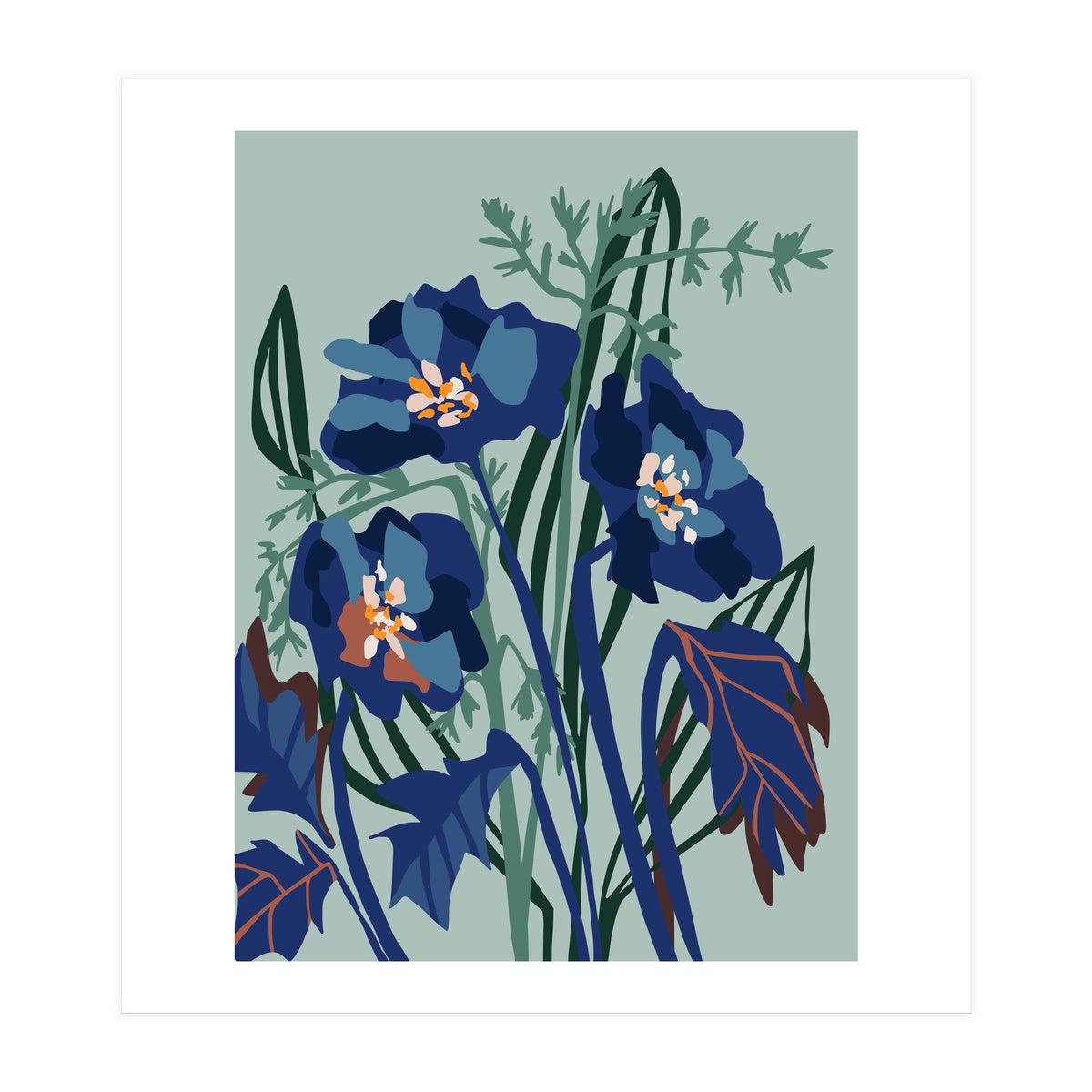 Wild Flowers Light (Print Only)