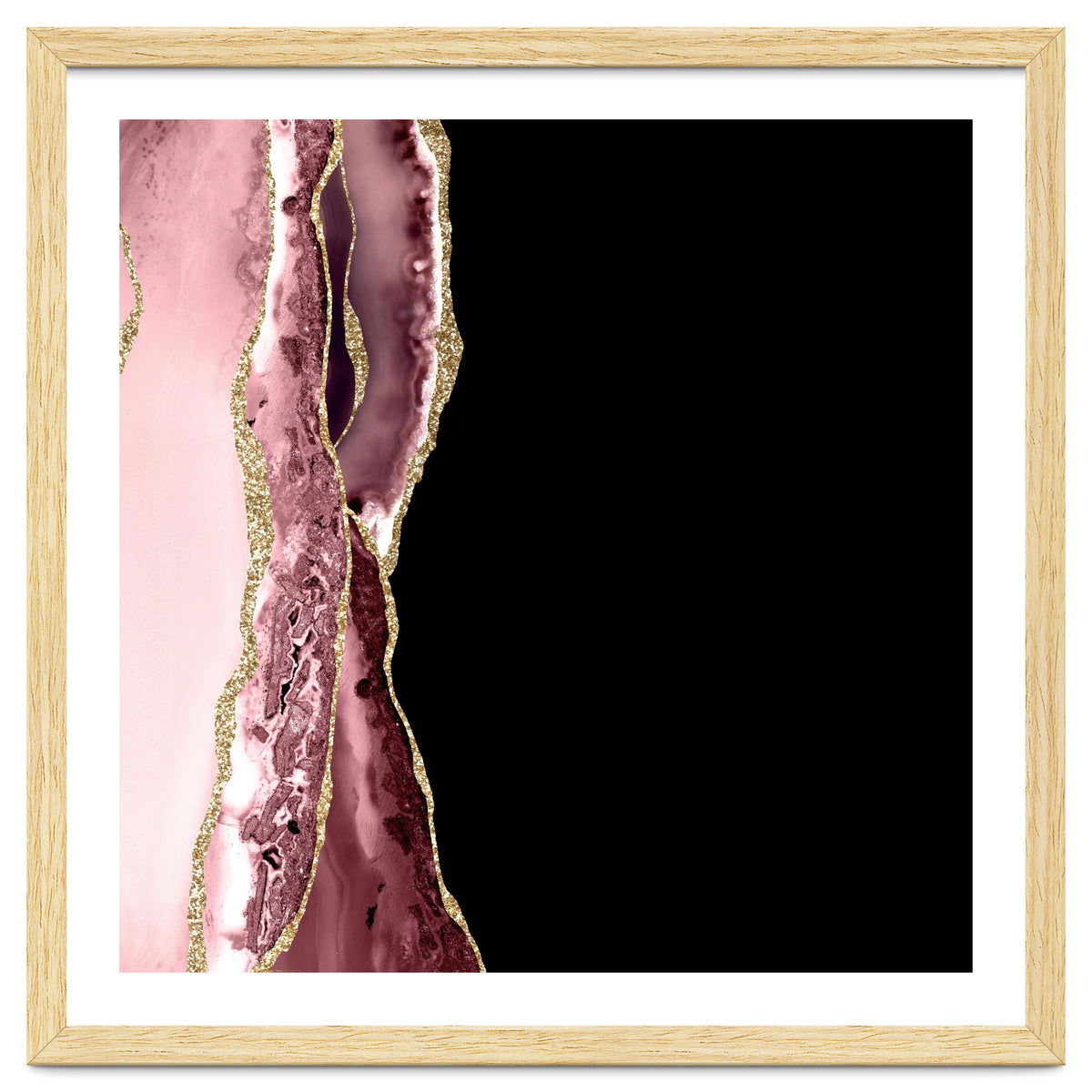 Blush & Gold Agate Texture 04