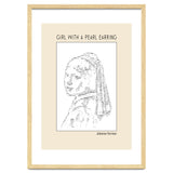 Girl With A Pearl Earring Johannes Vermeer Ascii Art thumbnail