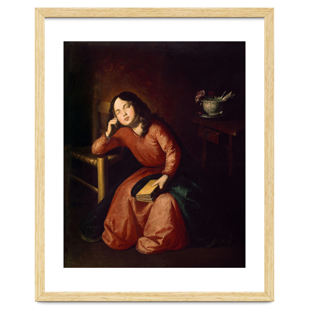 Child Madonna Asleep. La Virgen niña dormida. 1664. Jerez de la Frontera collegiate church.