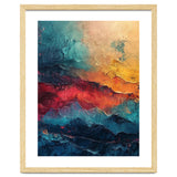 Abstract Textured Mountain Landscape thumbnail