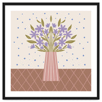 Flower Vase Mocha Mousse