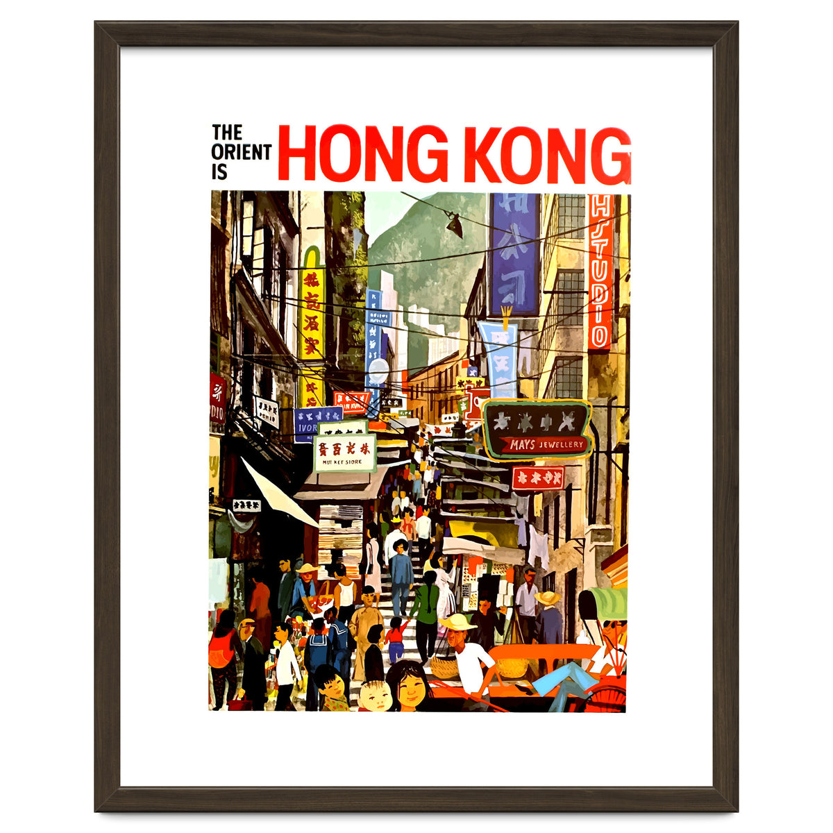 Hong Kong, in People Crowd