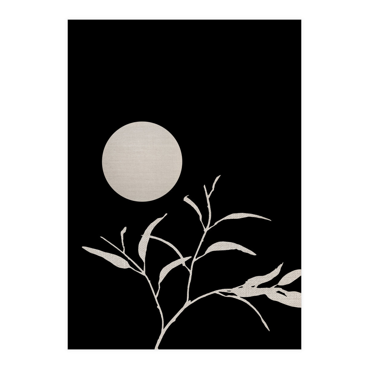 Moon & Leaf (Print Only)