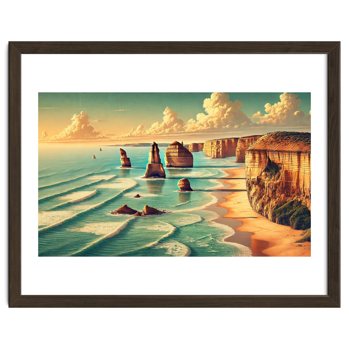 Vintage Australia, Great Ocean Road Poster