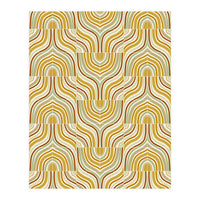 Ochre Marbled Tiles (Print Only)