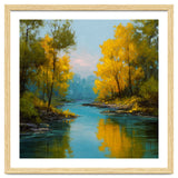 Serene Autumn River Landscape thumbnail