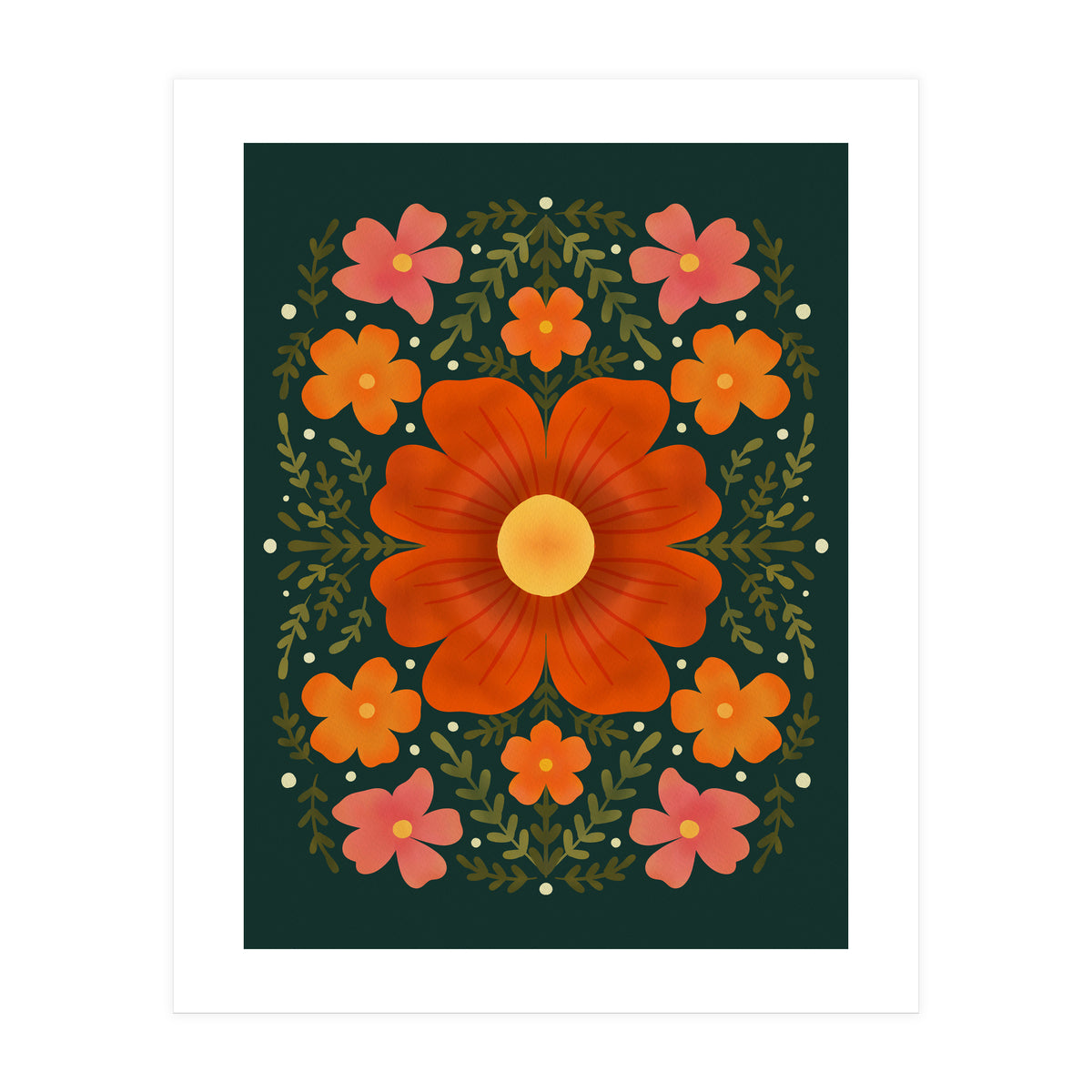 Red Flower (Print Only)