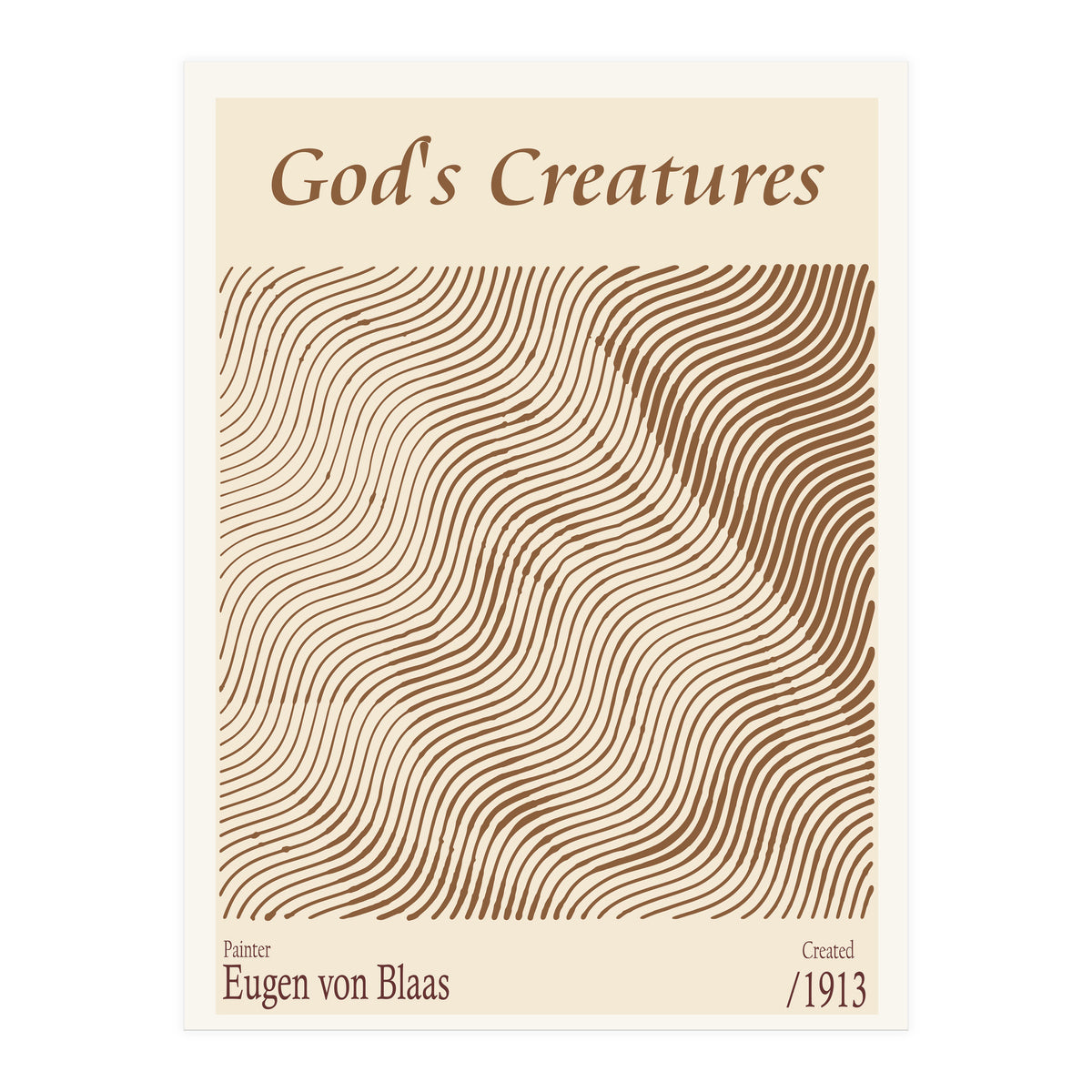 God's Creatures – Eugene De Blaas 1913 (Print Only)