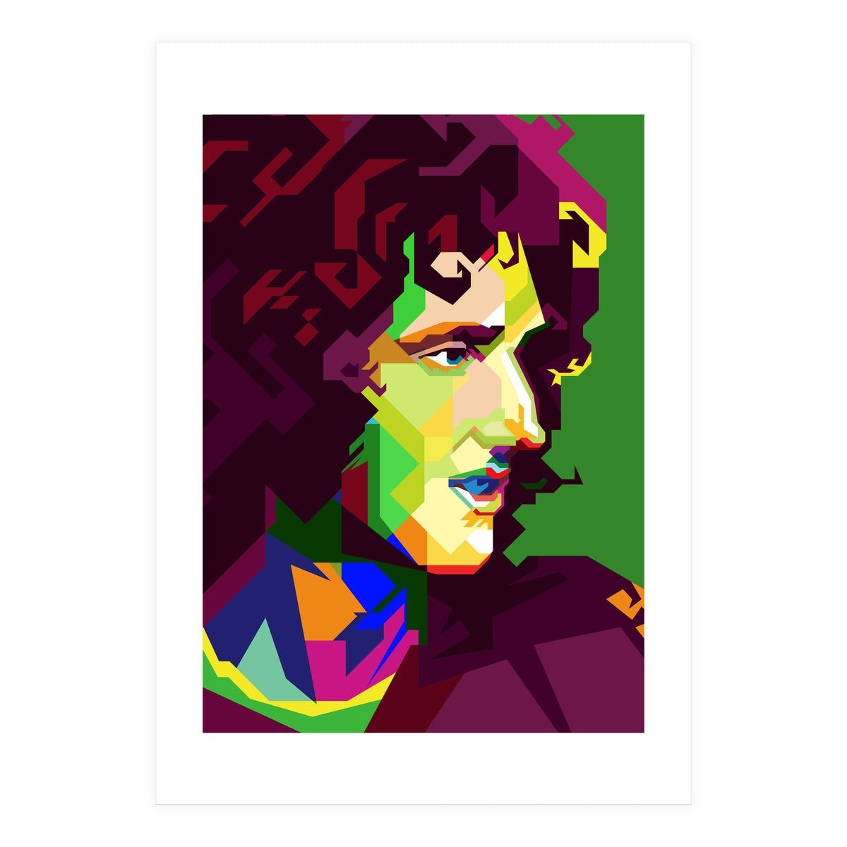 Brian Harold May Pop Art WPAP (Print Only)