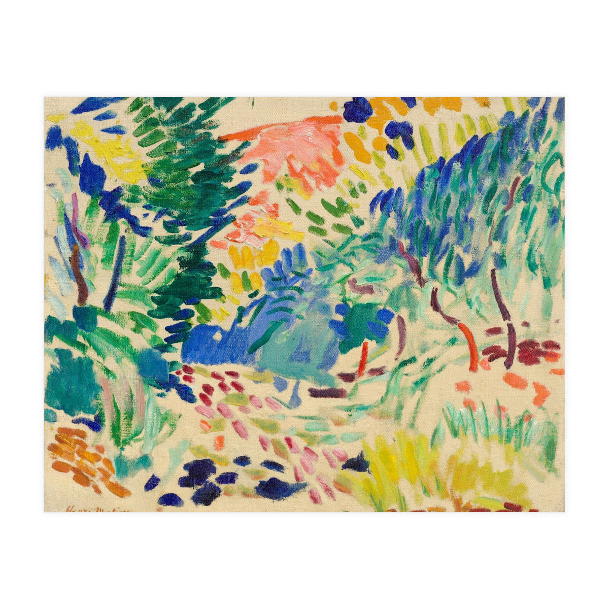 Landscape at Collioure – Henri Matisse (1905) (Print Only)