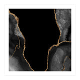 Black & Gold Agate Texture 03 (Print Only) thumbnail