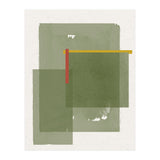 GREEN WATERCOLOR SHAPES NO.2 (Print Only) thumbnail
