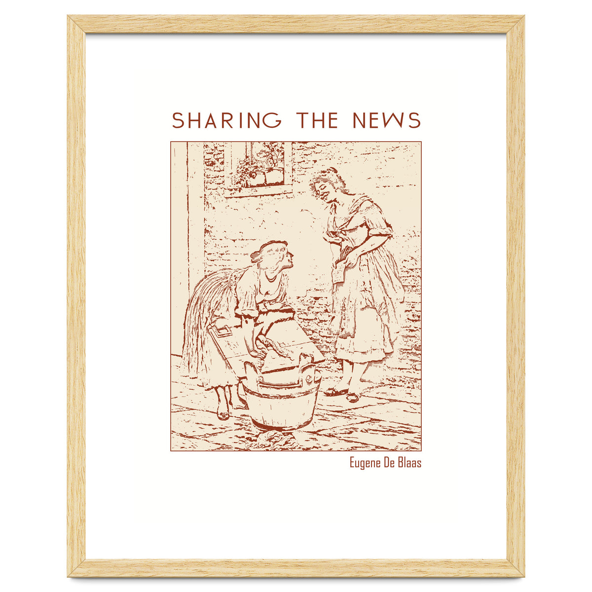 Sharing The News – Eugene De Blaas