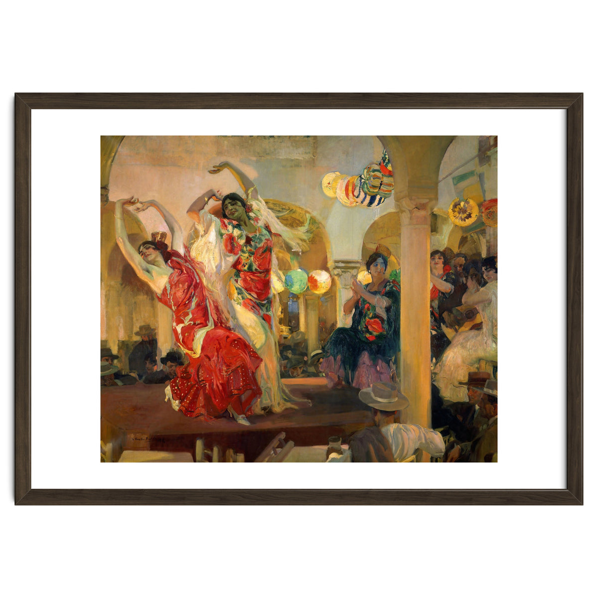 Spanish school. Joaquin Sorolla (1863-1923). Spanish school. Women dancing flamenco at the café N...