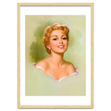 Pinup Blonde Girl Portrait thumbnail