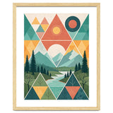 Geometric Convergence: A Mosaic of the Alpine Wilderness thumbnail