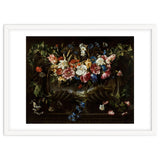 Juan de Arellano / 'Garland of Flowers with Landscape', 1652, Spanish School. thumbnail