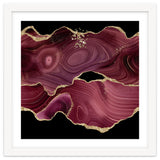 Burgundy & Gold Glitter Agate Texture 03 thumbnail