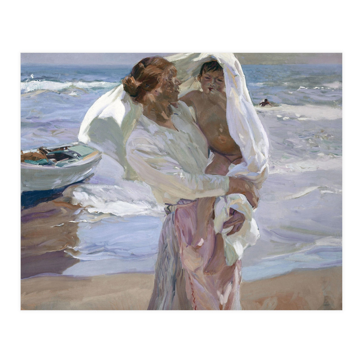 'Just Out of the Sea', 1915, Oil on canvas, 130 x 155 cm. (Print Only)