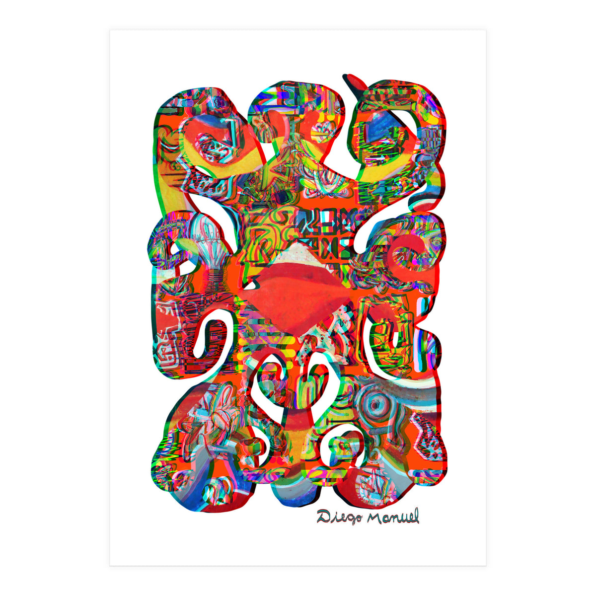 Pop Abstract Asimetrico 39 Copia (Print Only)