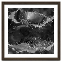 Black Glitter Agate Texture 05