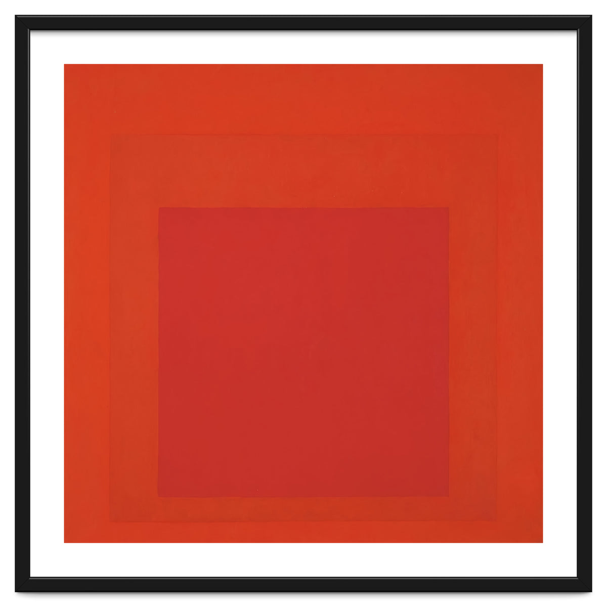 JOSEF ALBERS - HOMAGE TO THE SQUARE RED