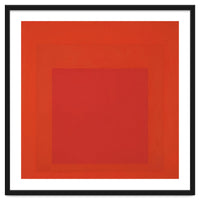 JOSEF ALBERS - HOMAGE TO THE SQUARE RED
