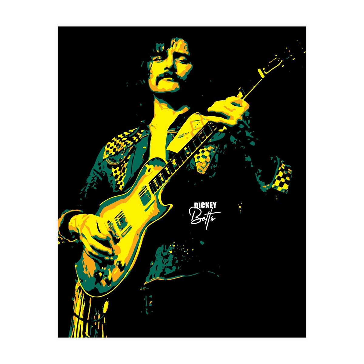Dickey Betts American Rock Guitarist Legend 2 (Print Only)